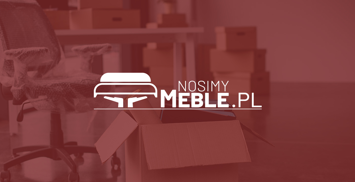 Nosimy meble - logo firmy przeprowadzkowej