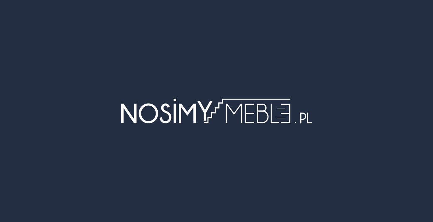 Nosimy meble - logo firmy przeprowadzkowej